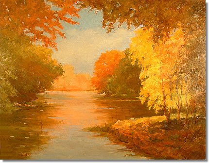 Autumn Serenity - Oil on Canvas 22 x 28 - $1,900.jpg