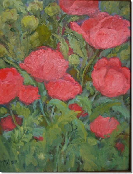 Everything's Comin Up Poppies - Oil on Canvas 20 x 16 - $650.jpg