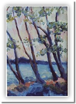 River At Sunset - Oil on Panel 8 x 10 - $425.jpg