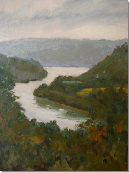 The Ohio Looking West - Oil on Canvas 12 x 9 - $550.jpg